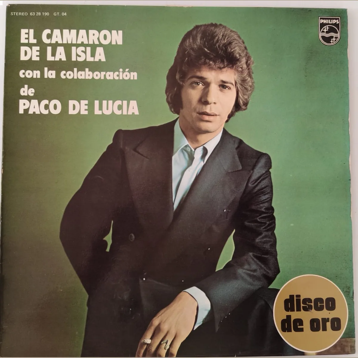 Portada de Camarón de la Isla con la colaboración de Paco de Lucía, de El Camarón de la Isla