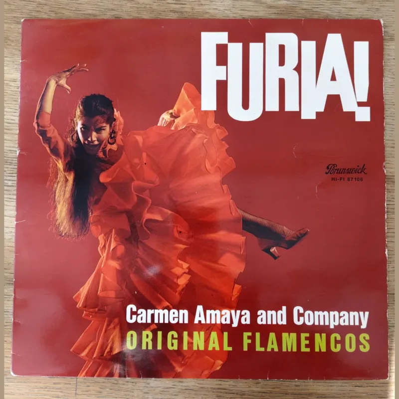 Portada de Furia! Original flamencos, de Carmen Amaya and Company