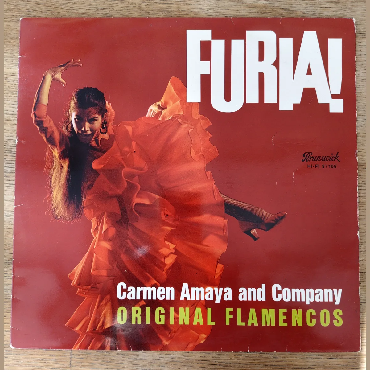 Portada de Furia! Original flamencos, de Carmen Amaya and Company