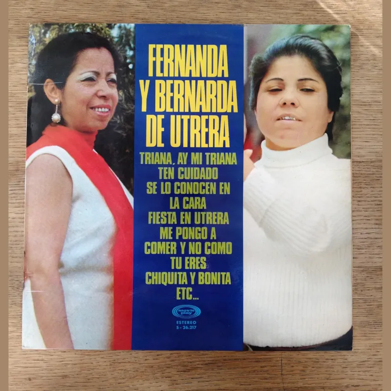 Portada de Fernanda y Bernarda de Utrera, de Fernanda y Bernarda de Utrera