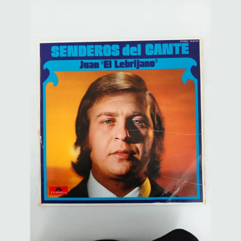 Portada de Senderos del cante, de Juan Peña El Lebrijano