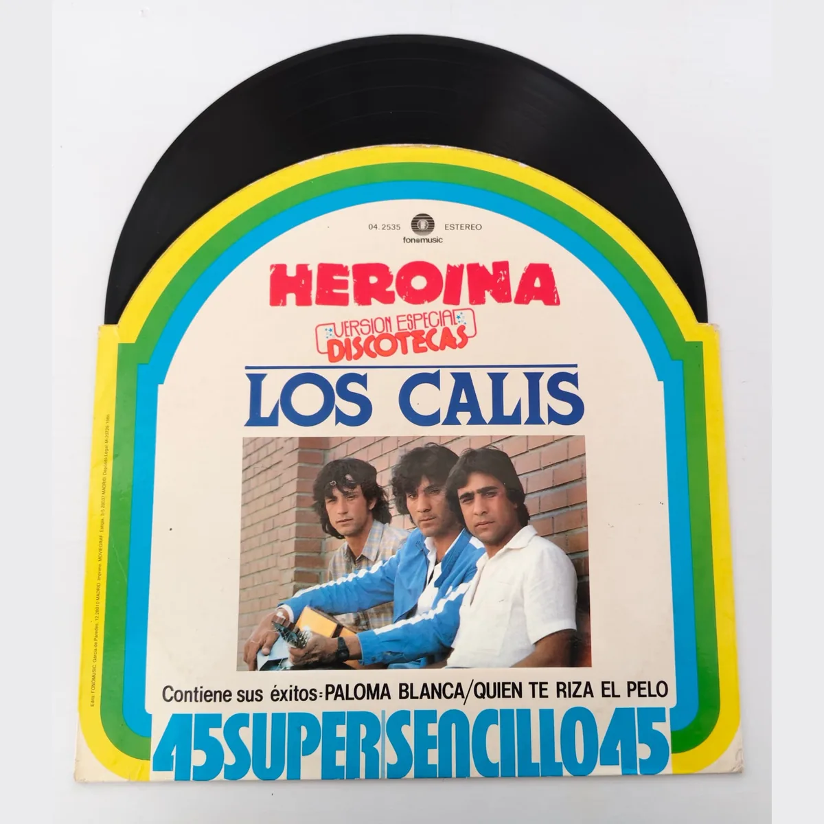 Heroína: 45 super sencillo 45 (contiene sus éxitos: Paloma Blanca y Quién te riza el pelo)