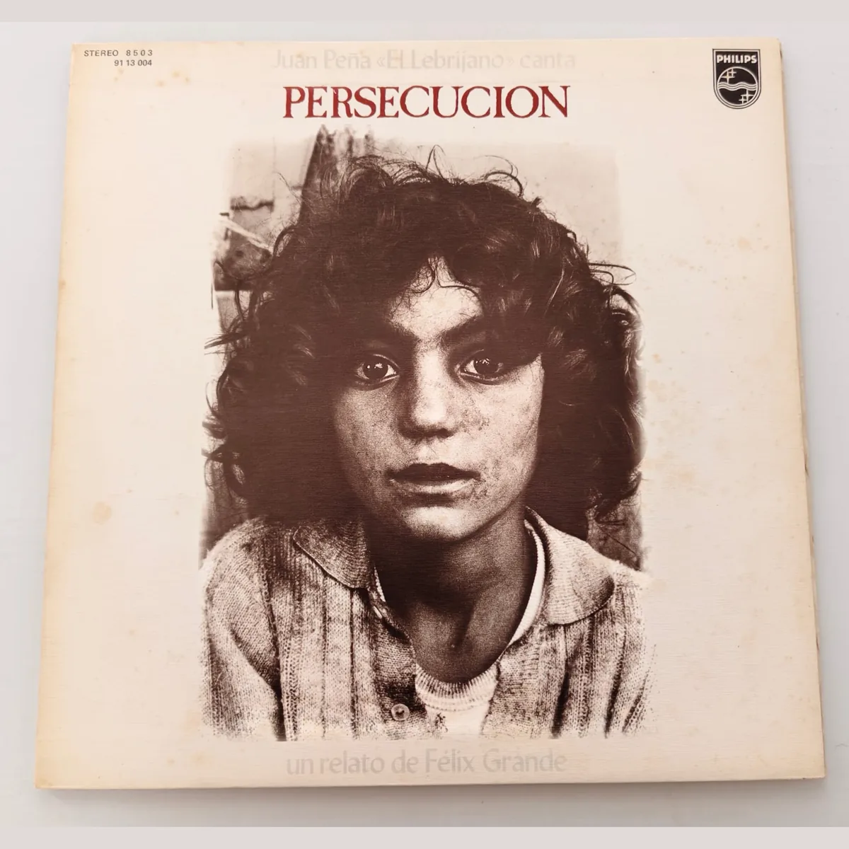 Portada de Persecución, de Juan Peña El Lebrijano
