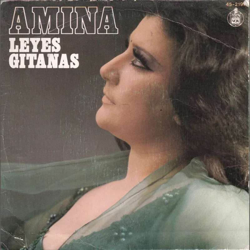 Portada de Leyes gitanas – Oye mi voz (AMINA), de Amina