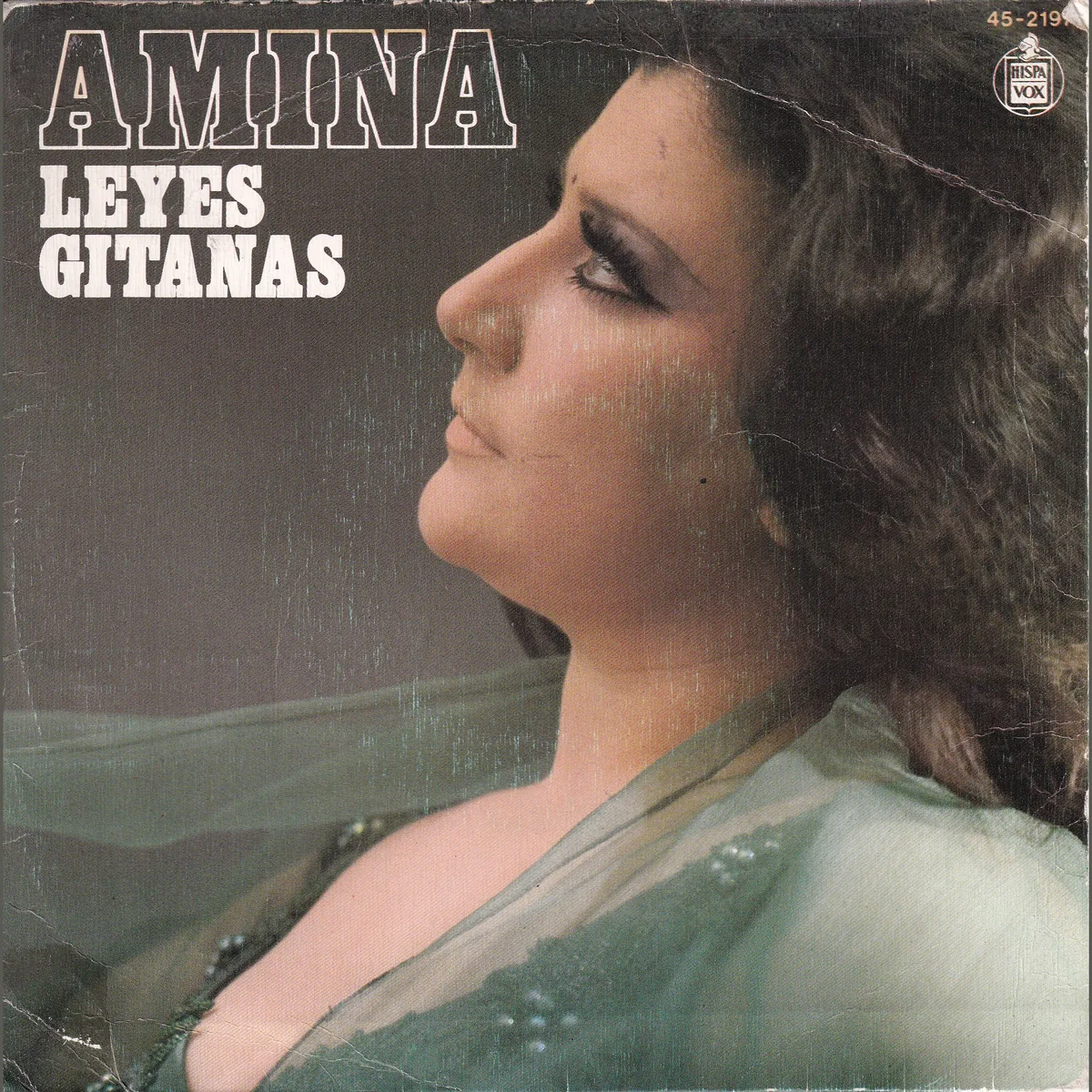 Portada de Leyes gitanas – Oye mi voz (AMINA), de Amina