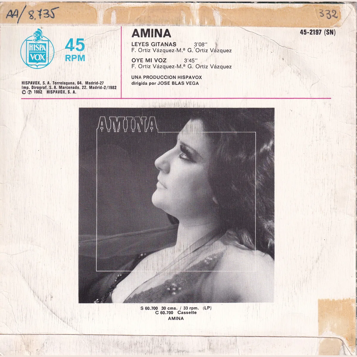 Otra vista de Leyes gitanas – Oye mi voz (AMINA)