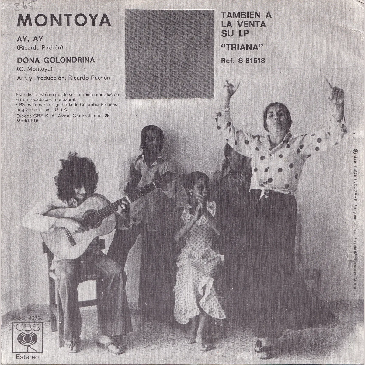 Otra vista de Ay, ay – Doña Golondrina (TRIANA)