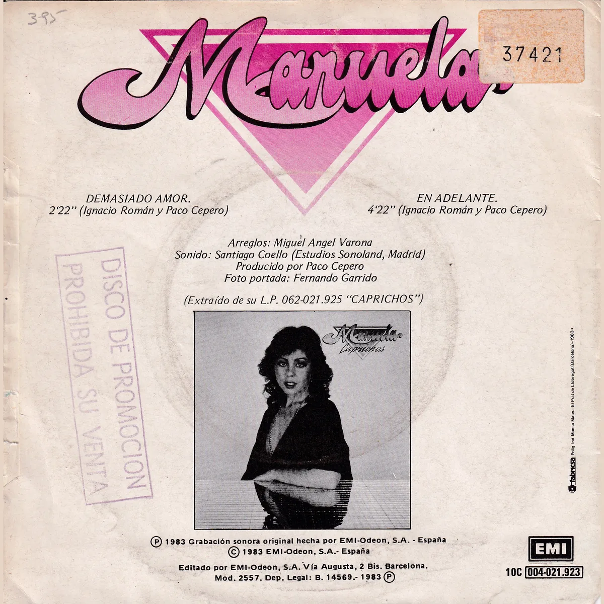 Otra vista de Demasiado amor – En adelante (CAPRICHIS)