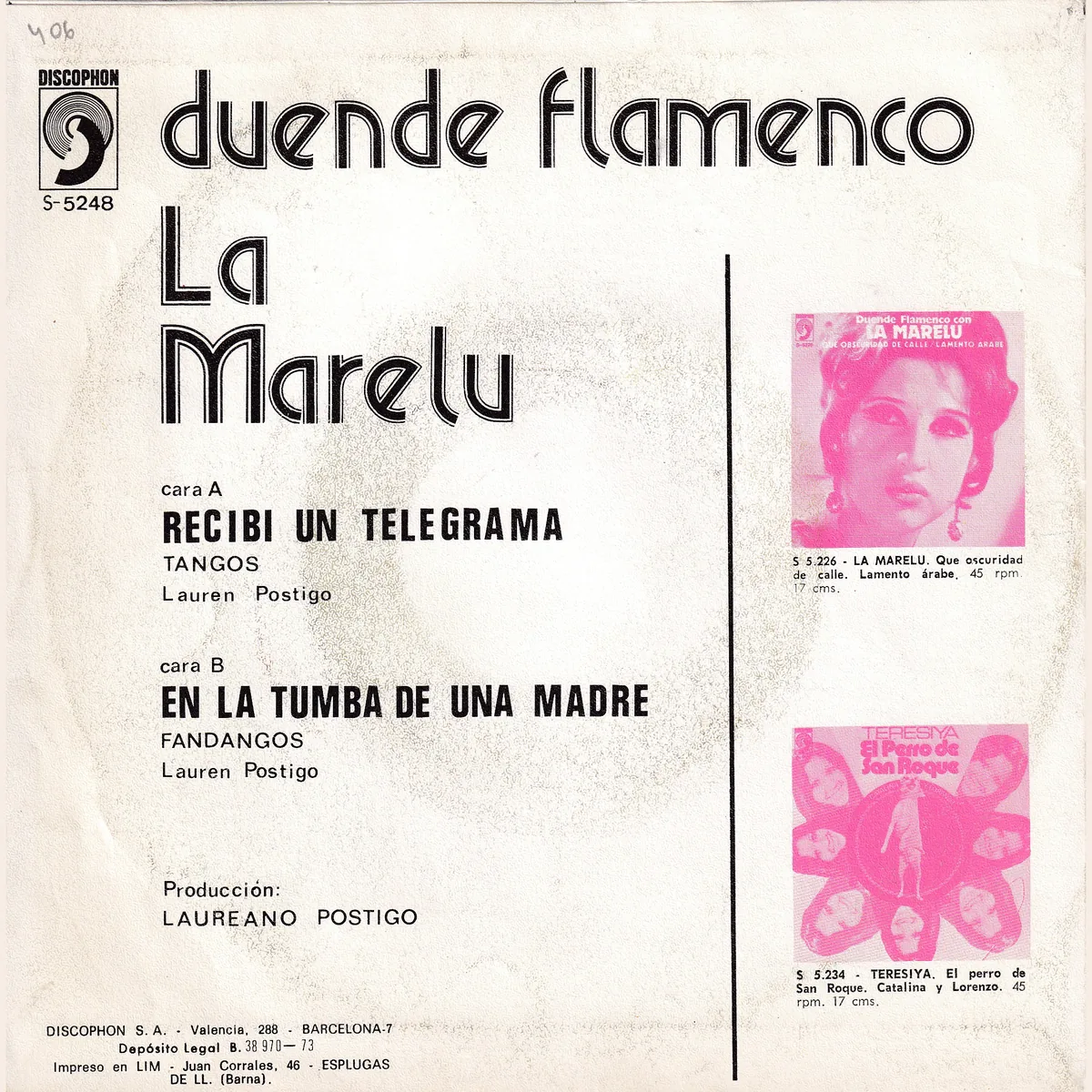 Otra vista de Recibí un telegrama – En la tumba de una madre (JALEOS CON LA MARELU)