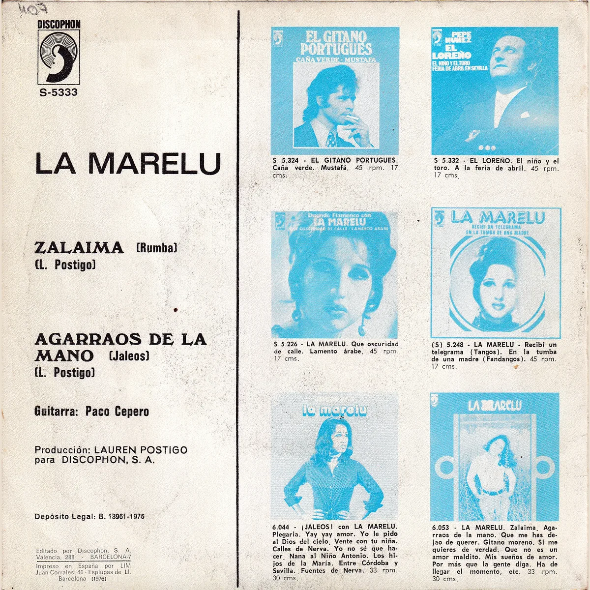 Otra vista de Zalaima – Agarraos de la mano (LA MARELU)