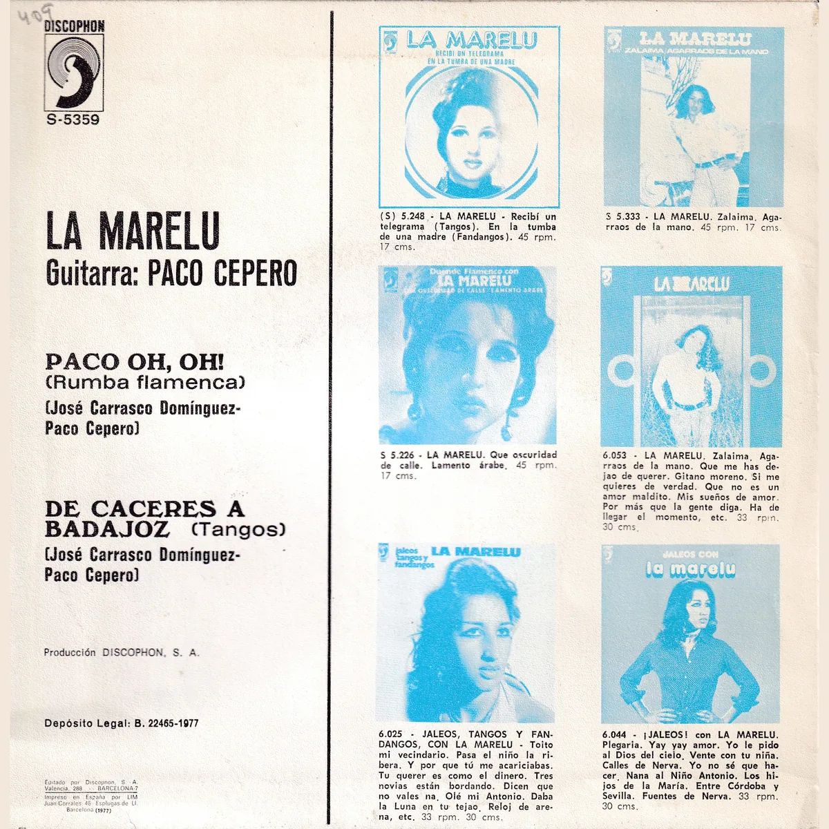 Otra vista de Paco ¡Oh!¡Oh! – De Cáceres a Badajoz (LA MARELU CON LA GUITARRA DE PACO DE LUCÍA)