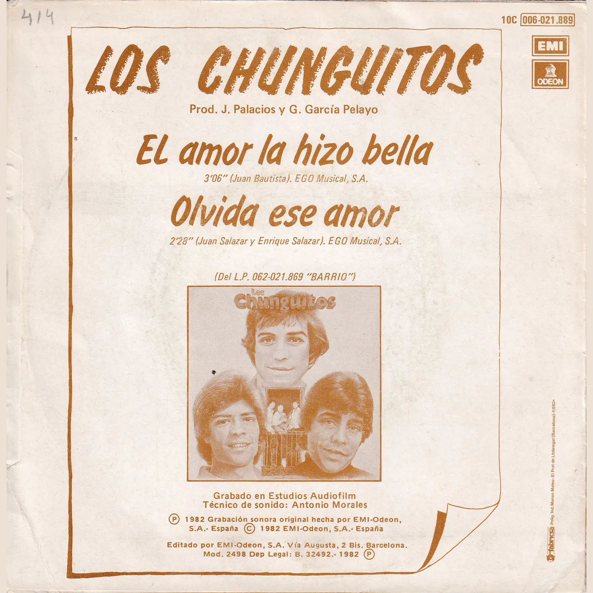 Otra vista de El amor la hizo bella – Olvida ese amor (BARRIO)