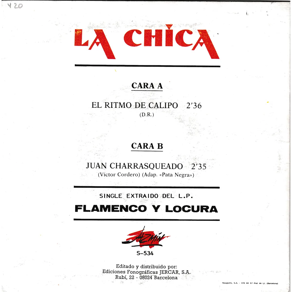 Otra vista de El ritmo de Calipo – Juan Charrasqueado (FLAMENCO Y LOCURA)