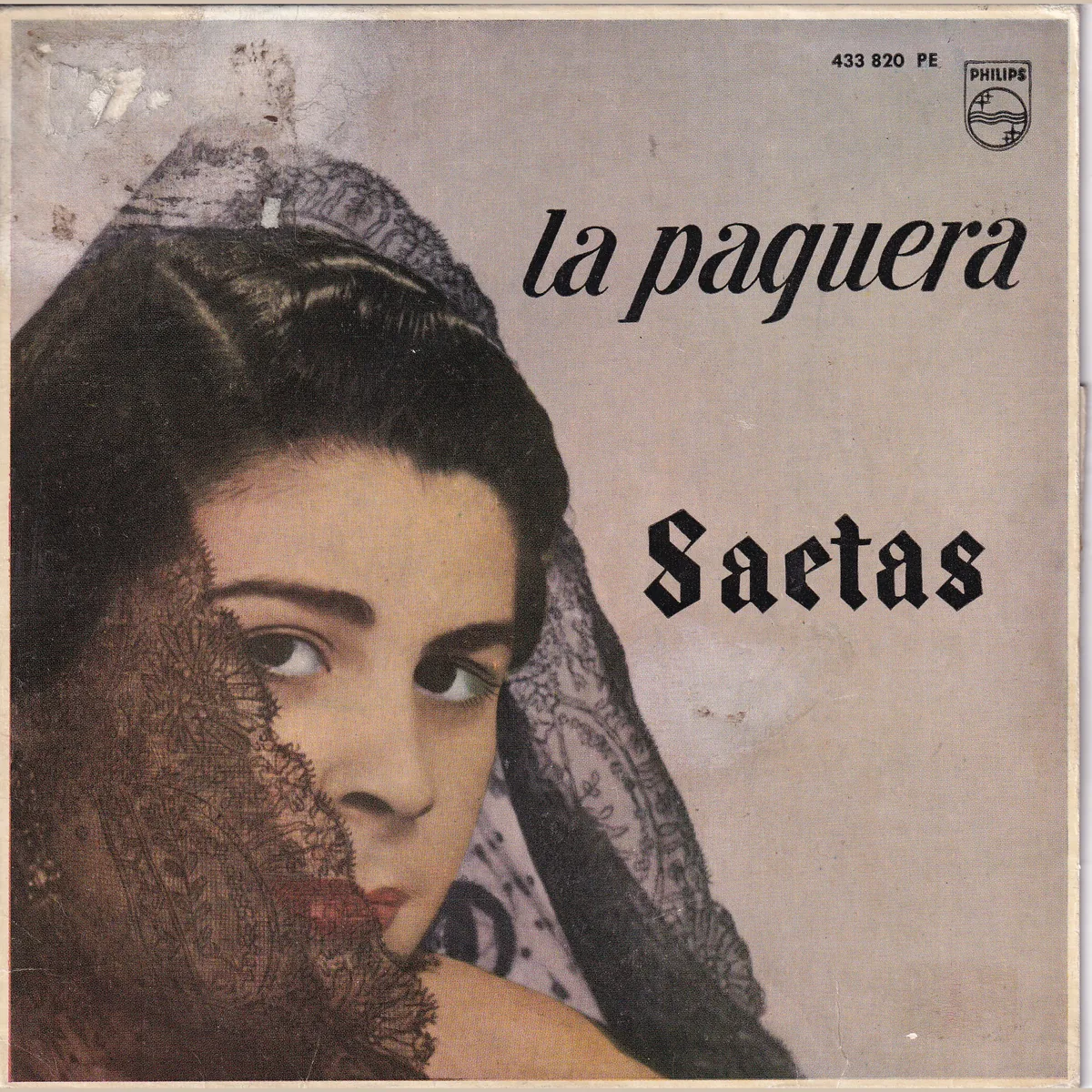 Portada de Saetas, de La Paquera de Jerez