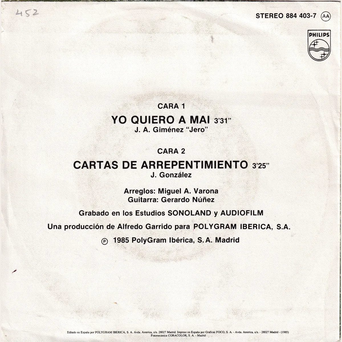 Otra vista de Yo quiero a Mai – Carta de arrepentimiento (YO, «EL VAQUILLA»)