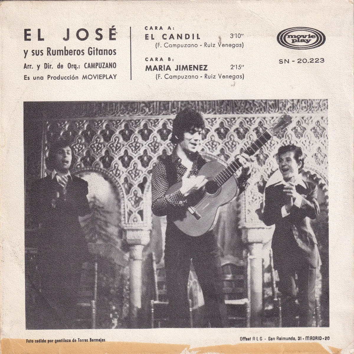 Otra vista de El Candil – María Jiménez (EL JOSE Y SUS RUMBEROS)
