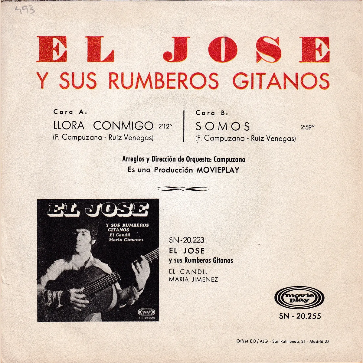 Otra vista de Llora conmigo – Somos (EL JOSE Y SUS RUMBEROS)