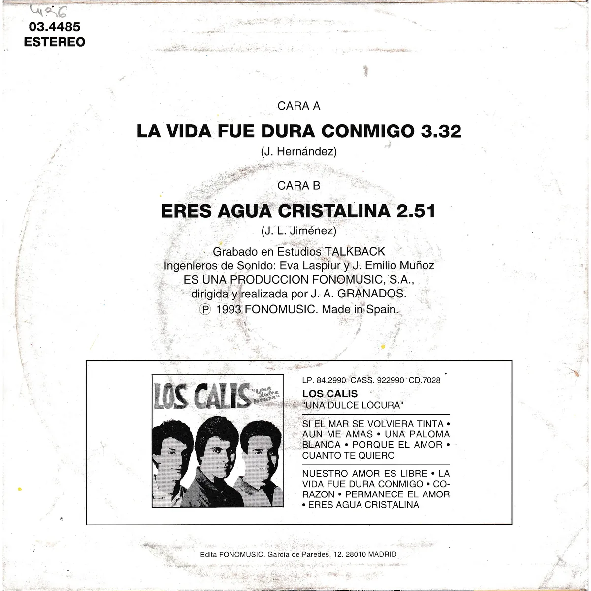 Otra vista de La vida fue dura conmigo – Eres agua cristalina (UNA DULCE LOCURA)
