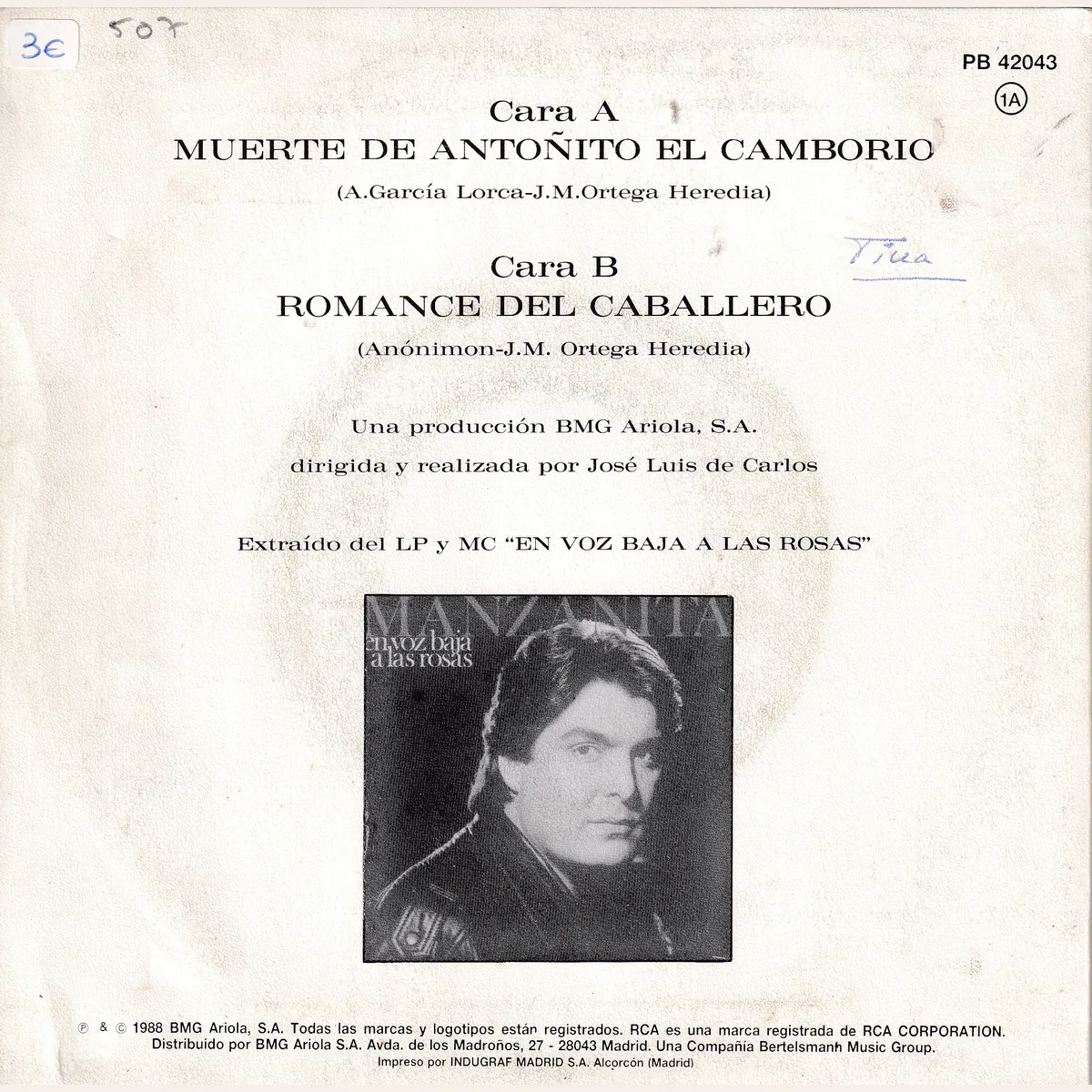 Otra vista de Muerte de Antoñito El Camborio – Romance del caballero (EN VOZ BAJA A LAS ROSAS)