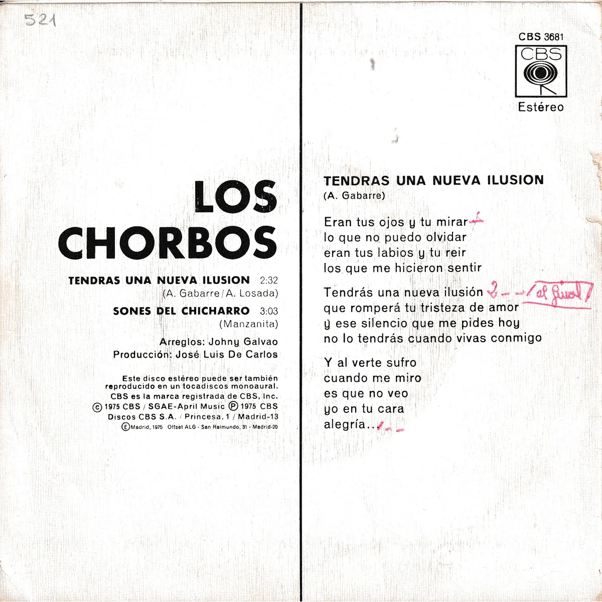 Otra vista de Tendrás una nueva ilusión – Sones del chicharro (EL SONIDO CAÑO ROTO: PODER GITANO)