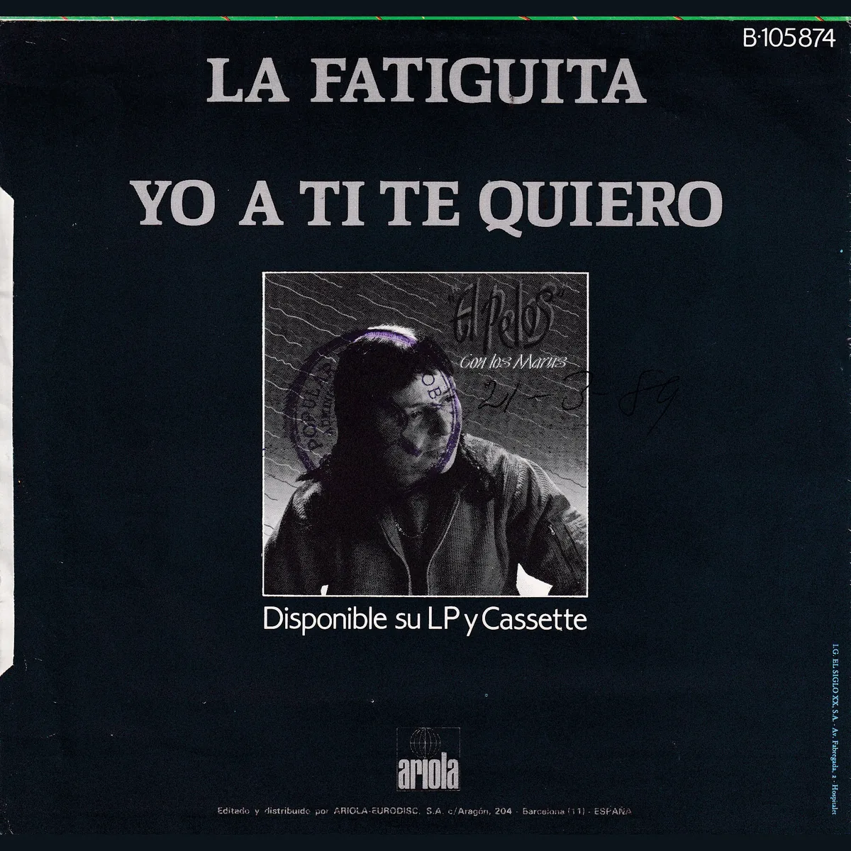 Otra vista de La fatiguita – Yo a ti te quiero (EL PELOS CON LOS MAURUS)