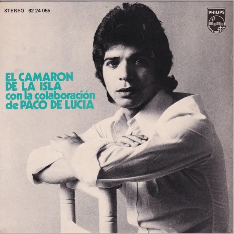 Portada de Busco yo mi «soleá» ; A un sabio le oí decir ; Las espinas de una flor ; Las doce acaban de dar, de El Camarón de la Isla
