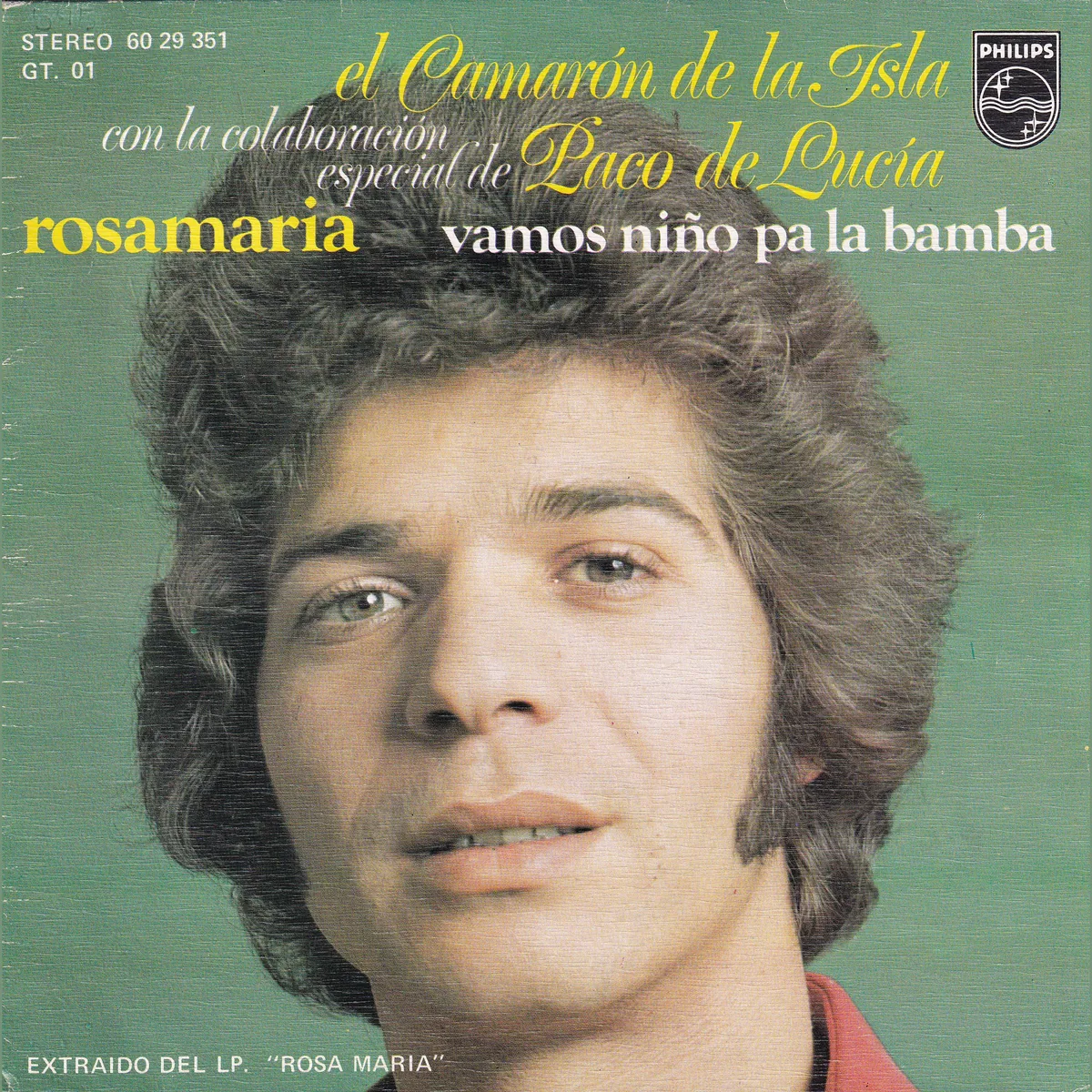 Portada de Rosamaria – Camos niño pa la bamba (ROSA MARÍA), de El Camarón de la Isla
