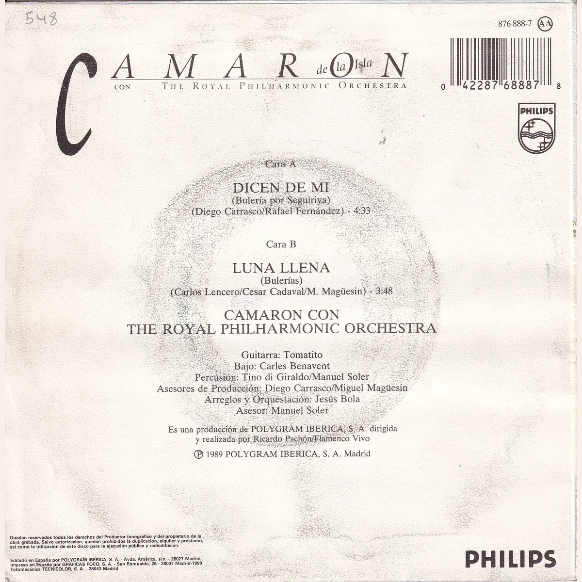 Otra vista de Dicen de mi – Luna llena (SOY GITANO)