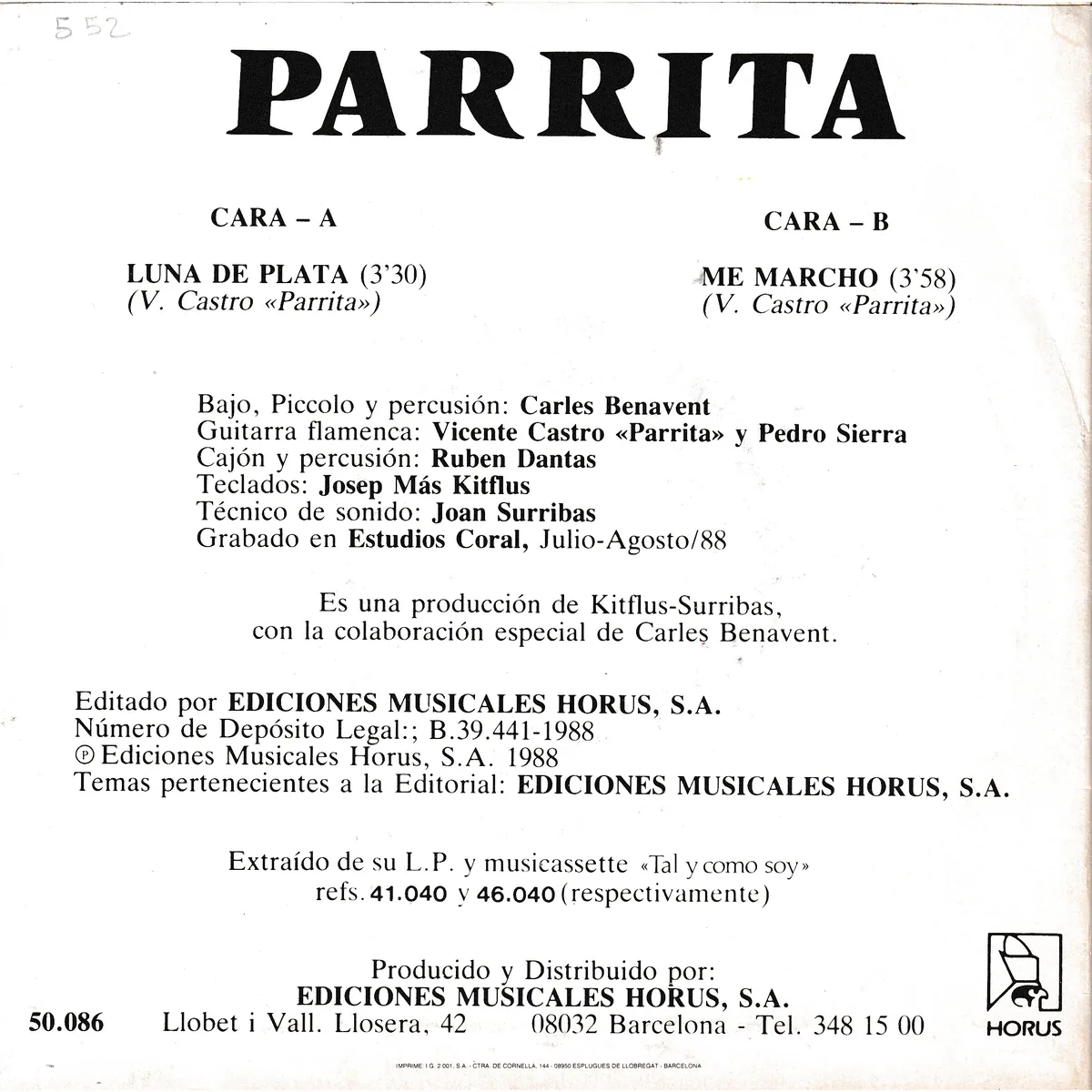 Otra vista de Luna de plata – Me marcho (TAL Y COMO SOY)