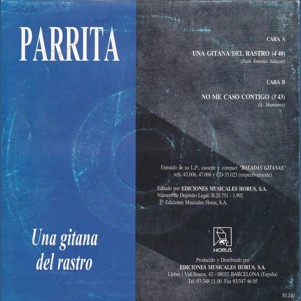 Otra vista de Una gitana del Rastro – No me caso contigo (BALADAS GITANAS)