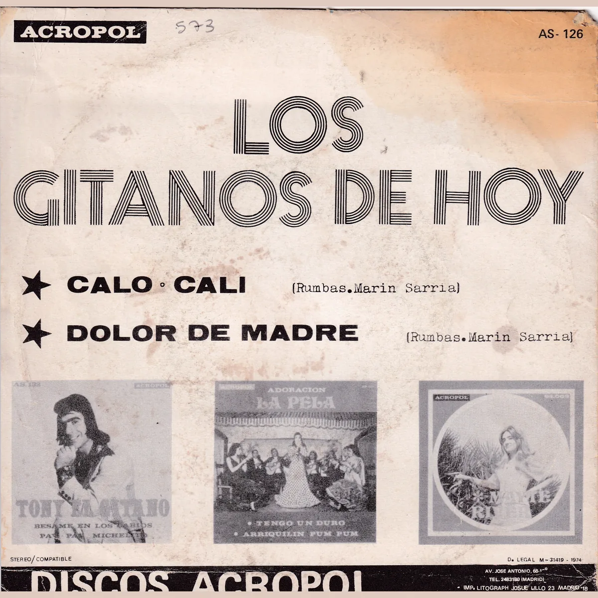 Otra vista de Calo cali – Dolor de madre