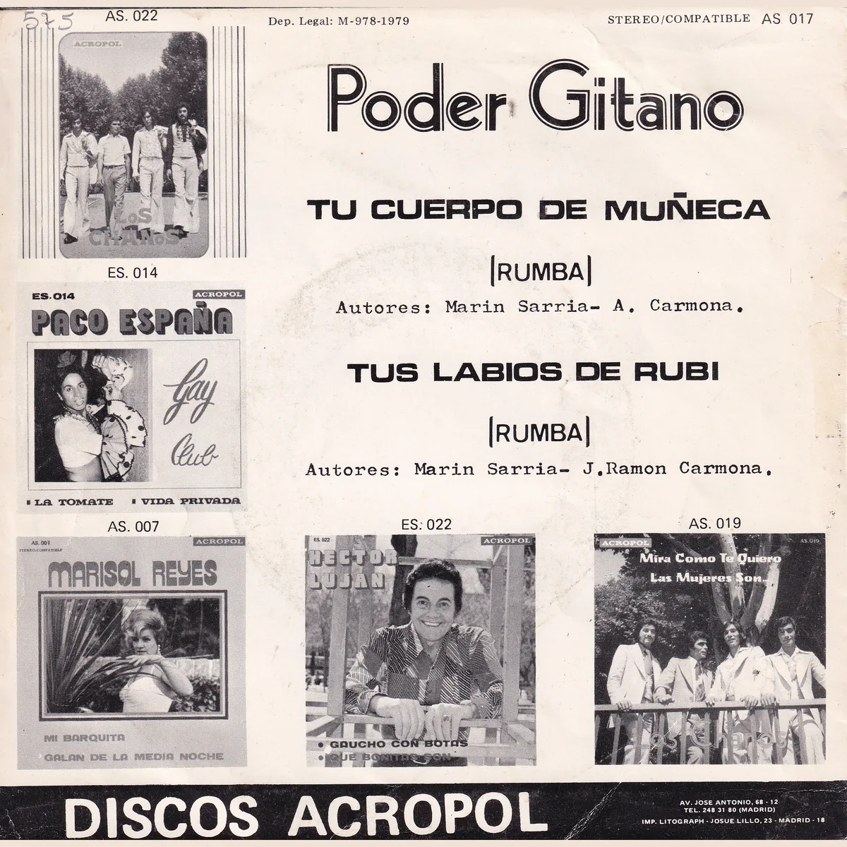 Otra vista de Tu cuerpo de muñeca – Tus labios de rubí
