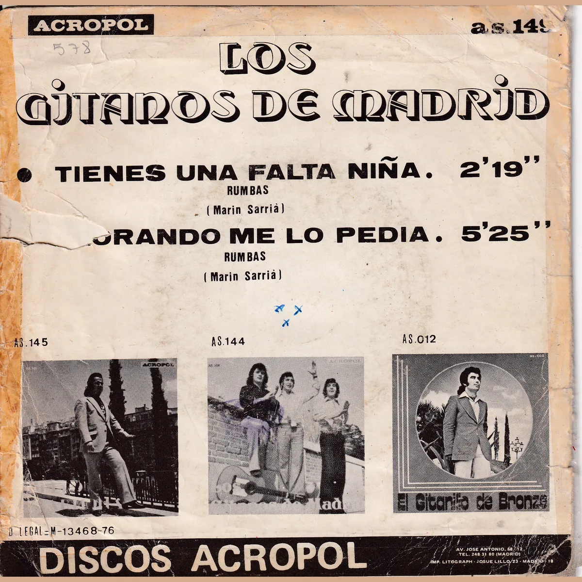 Otra vista de Tienes una falta niña – Orando me lo pedía