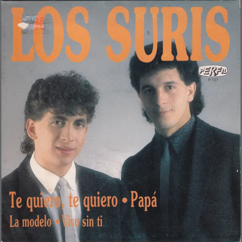 Portada de Te quiero, te quiero – La modelo – Papa – Vivo sin ti, de Los Suris