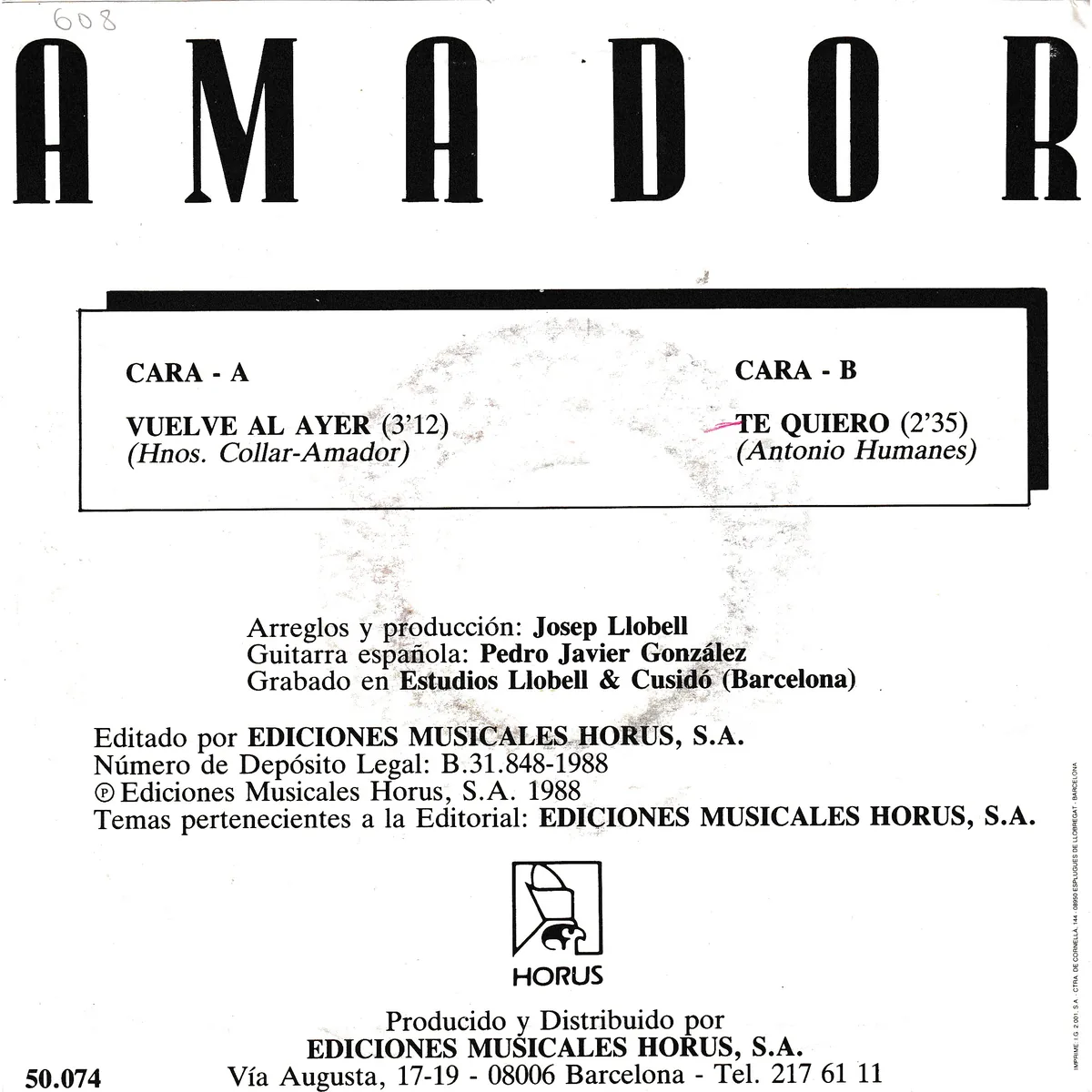 Vuelve al ayer – Te quiero