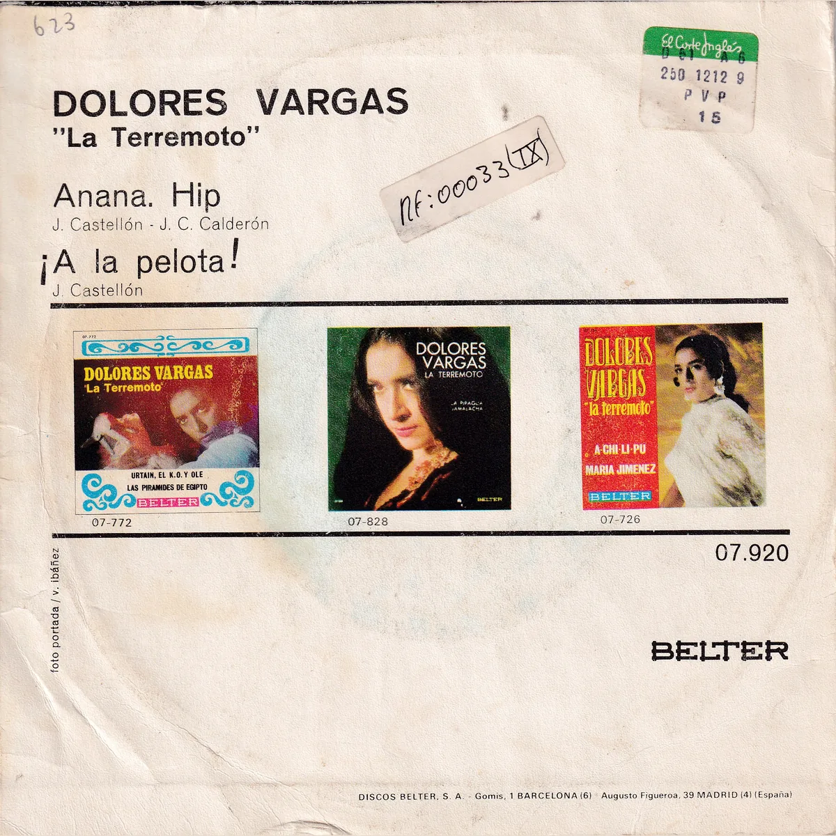 Otra vista de Anana hip – A la pelota (DOLORES VARGAS LA TERREMOTO)