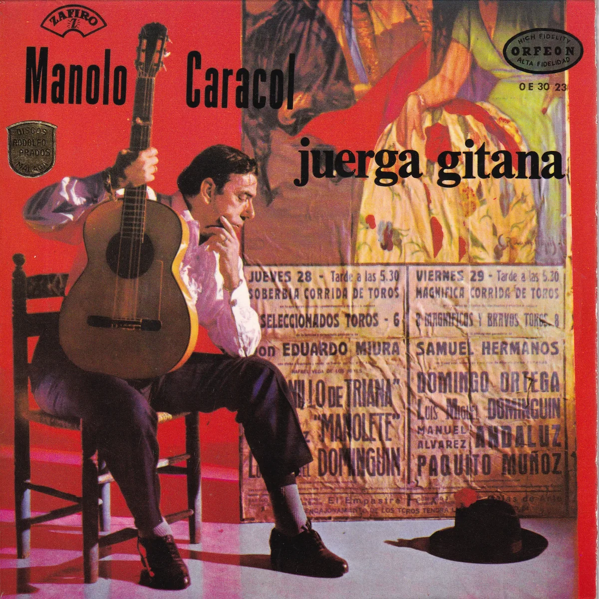Portada de Juerga gitana, de Manolo Caracol