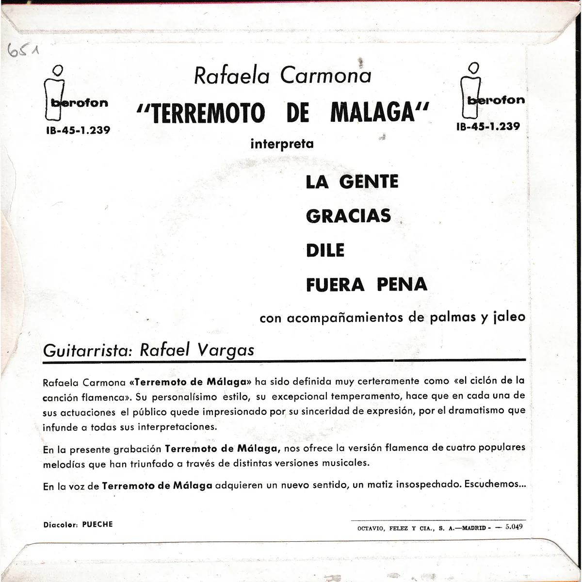 Otra vista de La Gente – Gracias – Dile – Fuera pena