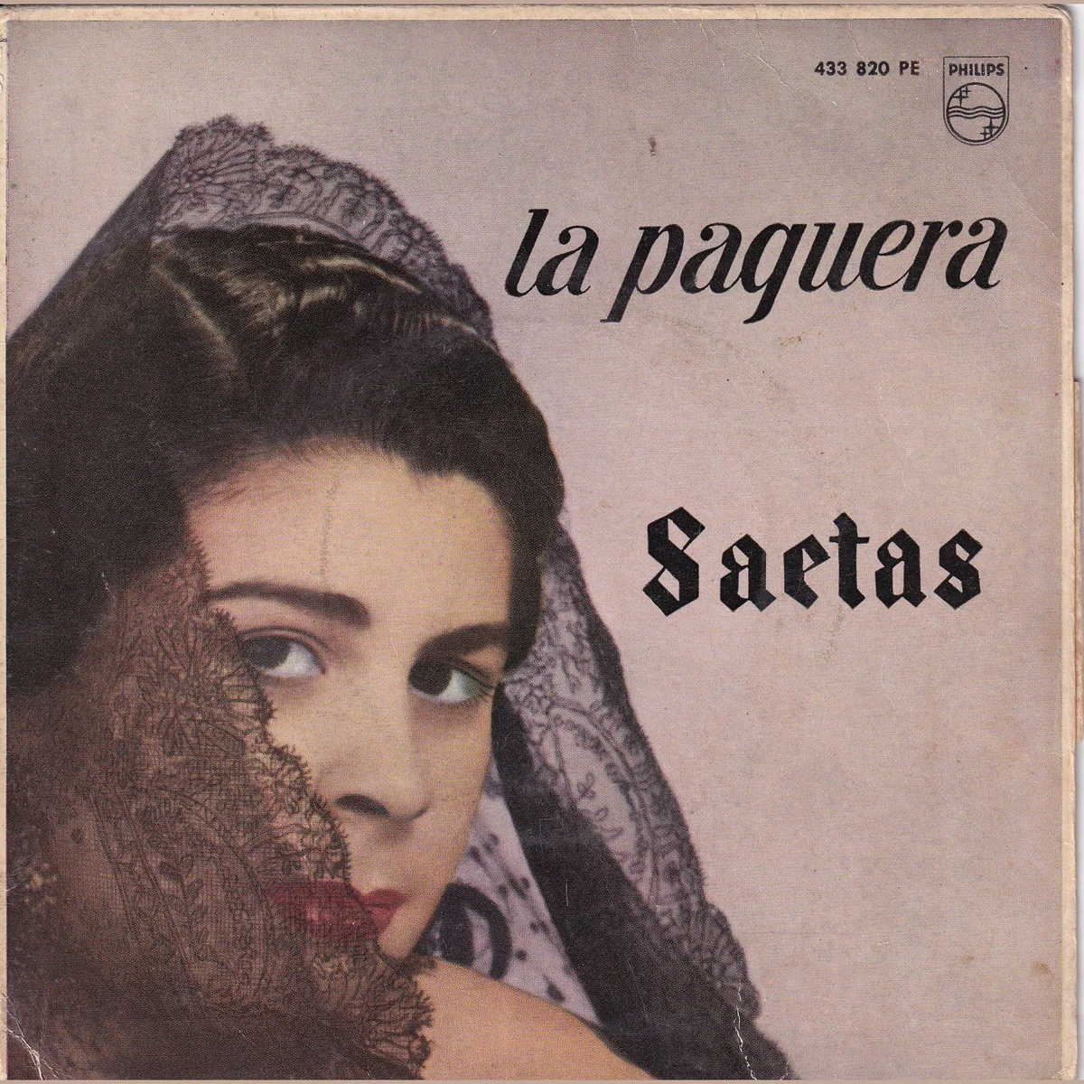 Portada de Saetas, de La Paquera de Jerez