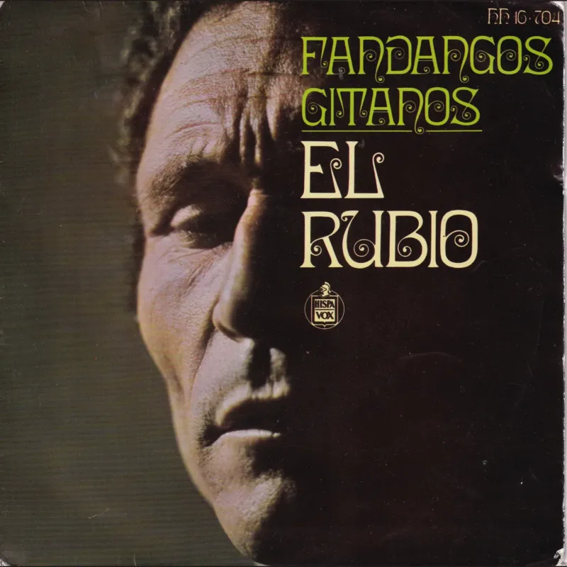 Portada de Fandangos gitanos, de El Rubio