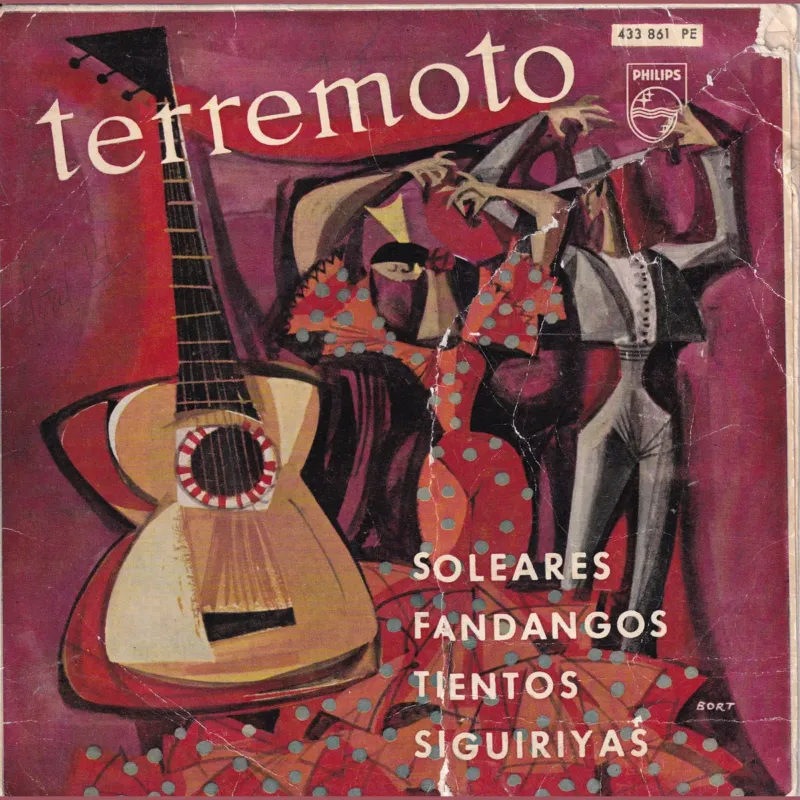 Portada de Soleares, fandangos, tientos, siguiriyas, de Terremoto