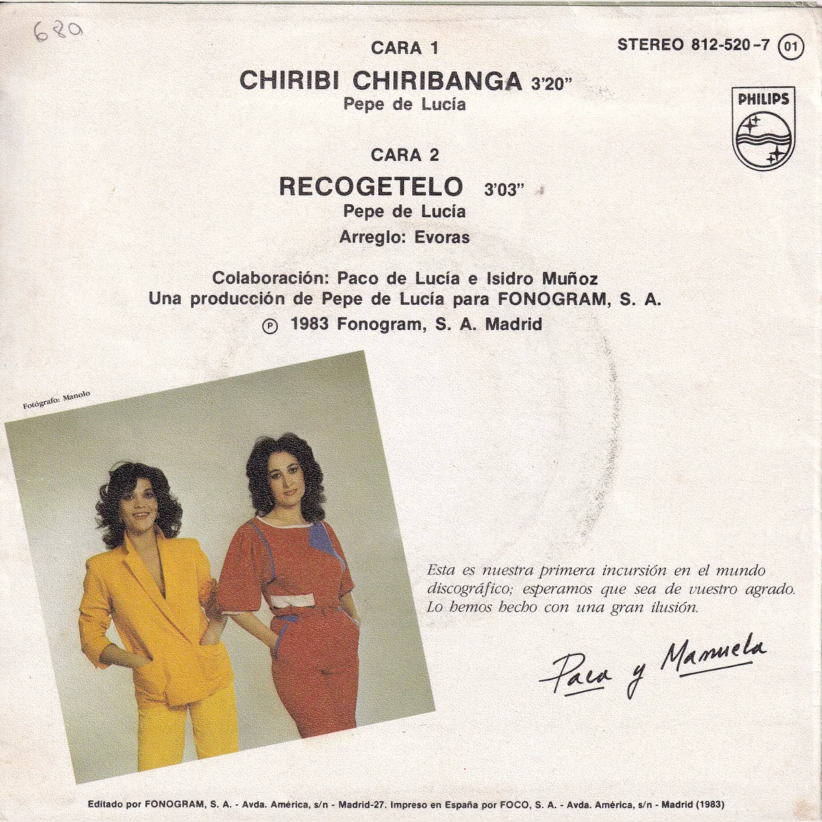 Otra vista de Chiribí, chiribanga – Recógetelo (PACA Y MANUELA)