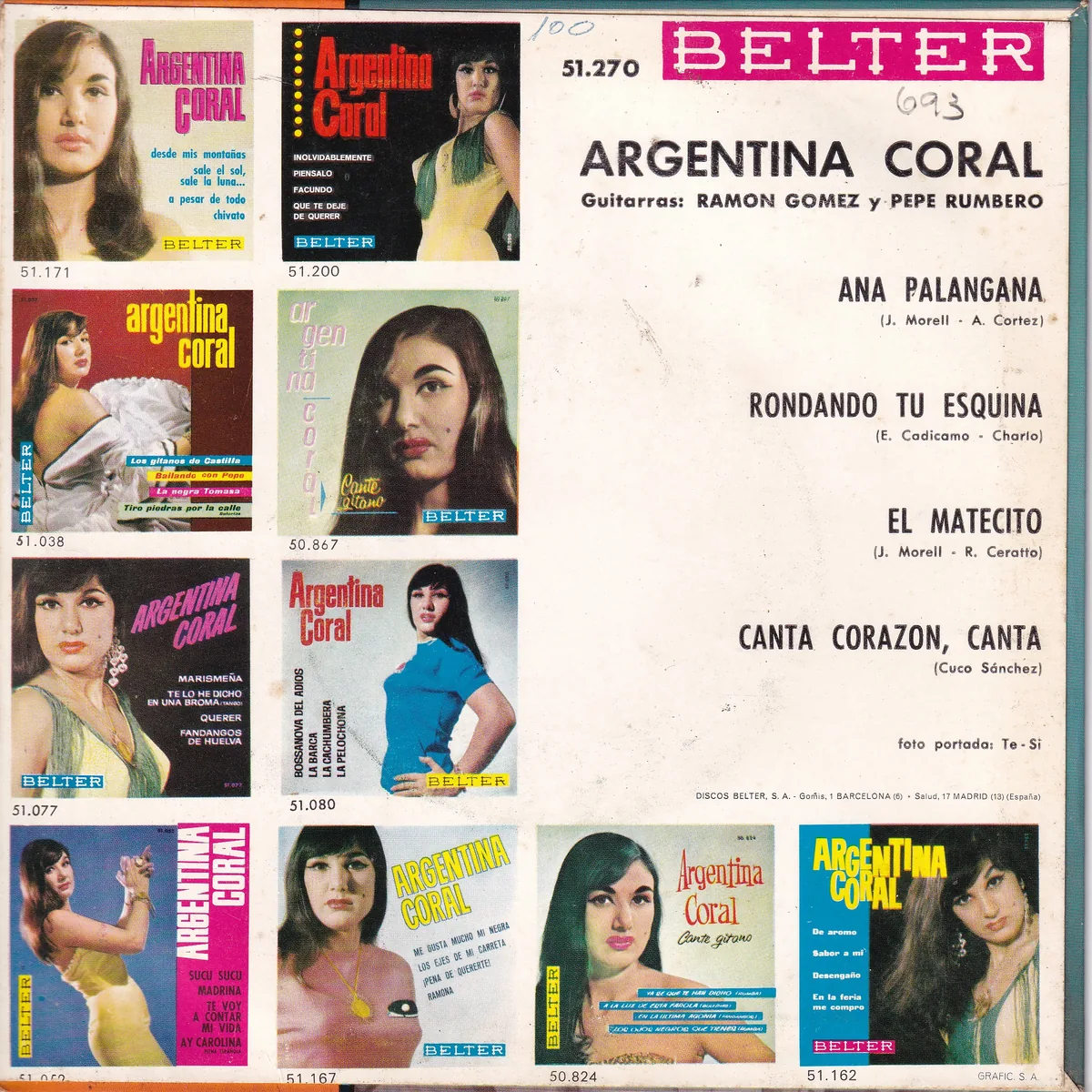 Otra vista de El mantecito – Canta, corazón canta – Rondando tu esquina – Ana Palangana