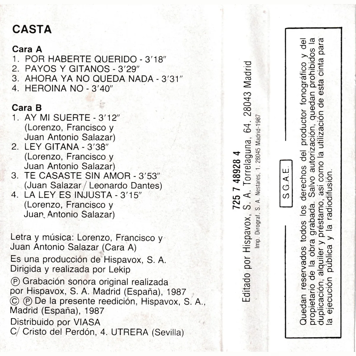 Otra vista de Ley gitana
