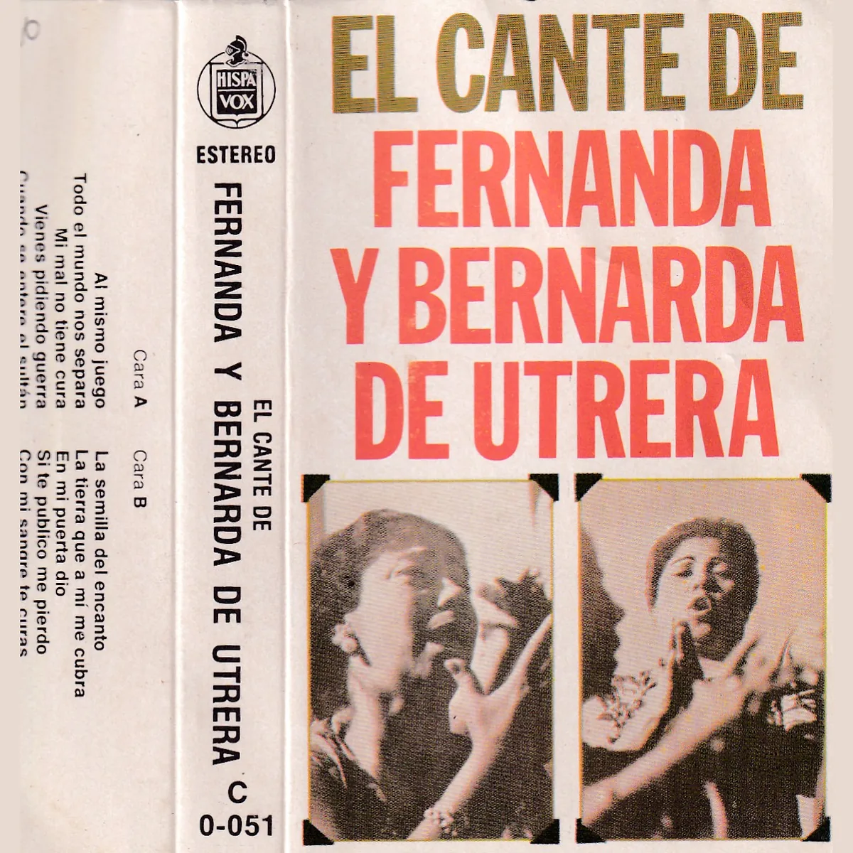 Portada de El cante de…, de Fernanda y Bernarda de Utrera