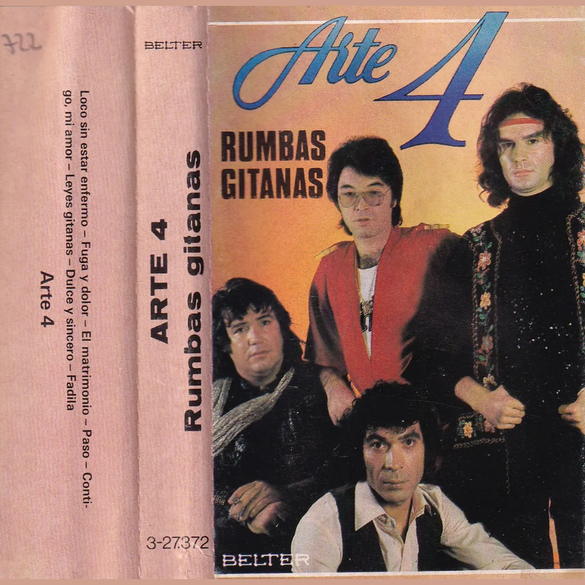 Portada de Rumbas gitanas, de Arte 4