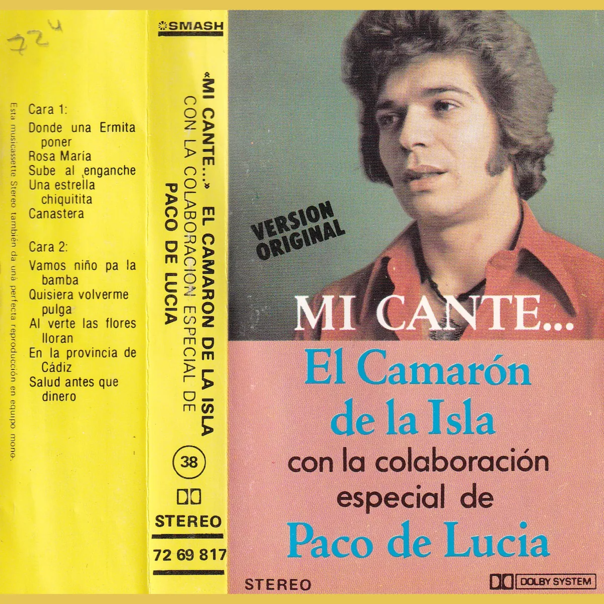 Portada de Mi cante…, de El Camarón de la Isla