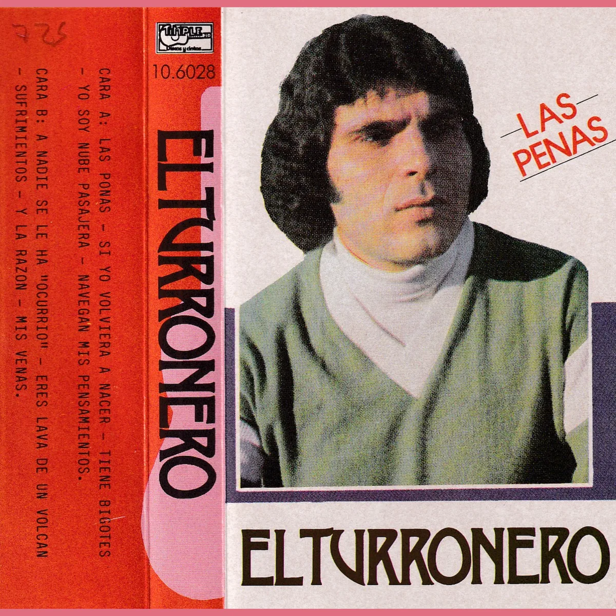 Portada de Las penas, de El Turronero