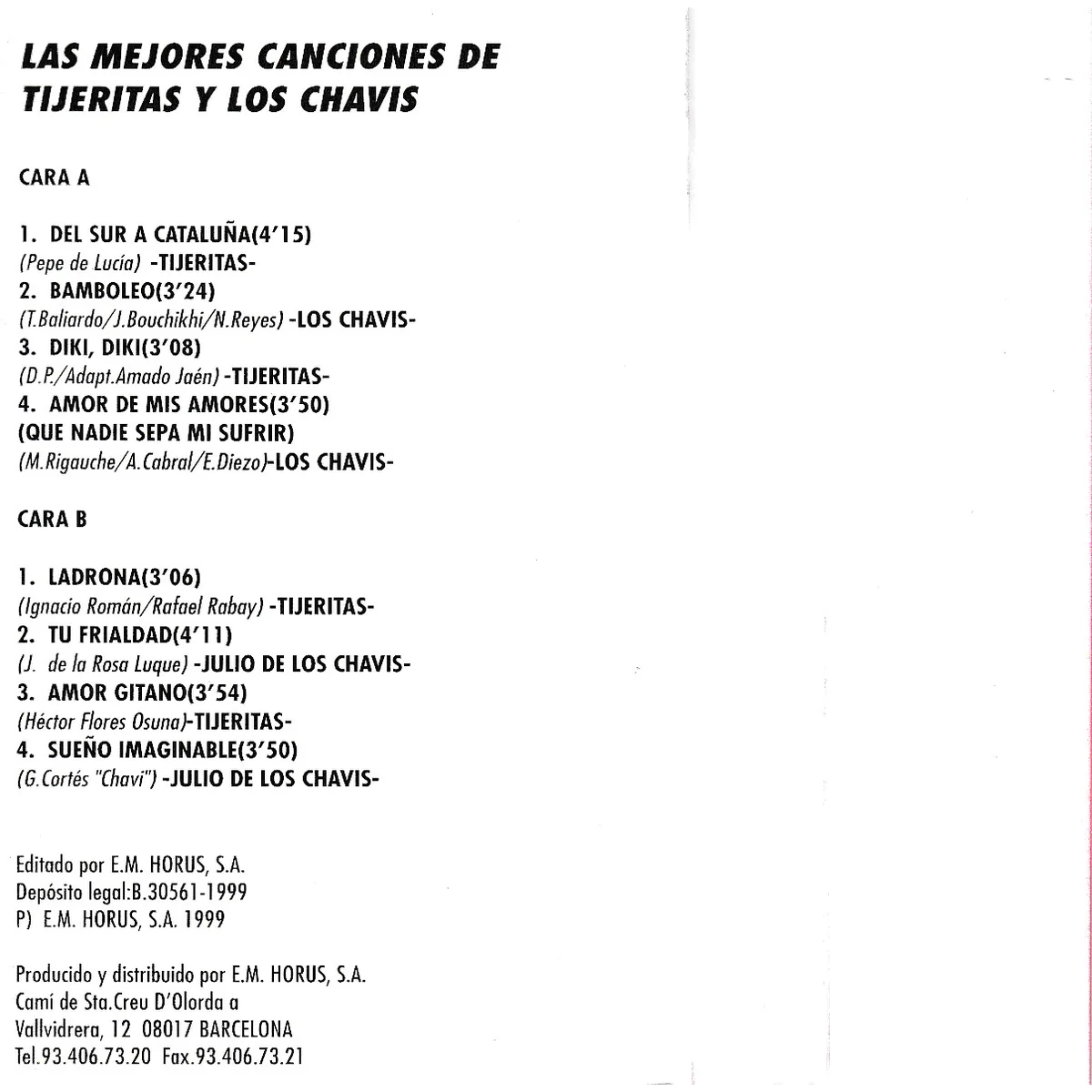 Otra vista de Las mejores canciones de …