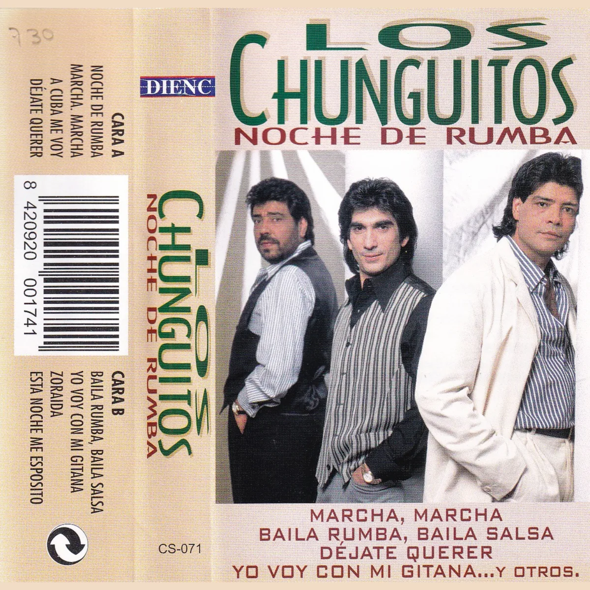 Portada de Noche de rumba, de Los Chunguitos